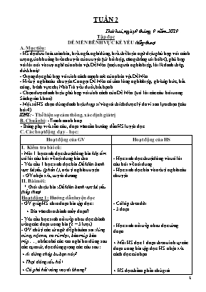 Giáo án Tổng hợp các môn Lớp 4 - Tuần 2 - Năm học 2019-2020